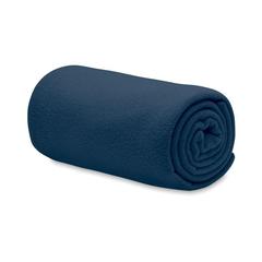 Vue Couverture polaire RPET 130gr - Bogda de couleur bleu| Krokrodeal