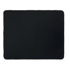 Vue Couverture polaire RPET 130gr - Bogda de couleur noir| Krokrodeal