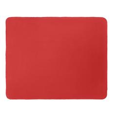 Vue Couverture polaire RPET 130gr - Bogda de couleur rouge| Krokrodeal