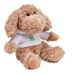 Vue Chien en Peluche avec sweat - Doggy de couleur blanc| Krokrodeal