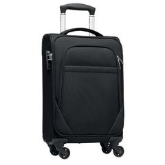 Vue Valise cabine RPET 600D - Voyage de couleur noir| Krokrodeal