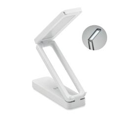 Vue Lampe et chargeur sans fil 10W - Espurna de couleur blanc| Krokrodeal