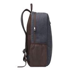 Vue Sac à dos d'ordinateur en toile - Umea de couleur noir| Krokrodeal