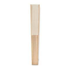 Vue Eventail en bambou - Fanny paper de couleur marron| Krokrodeal
