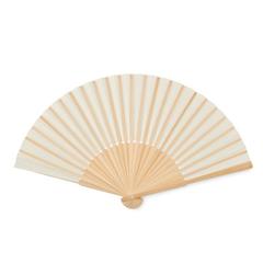 Vue Eventail en bambou - Fanny paper de couleur marron| Krokrodeal