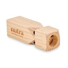 Vue Sifflet de train en bois - Silva de couleur marron| Krokrodeal