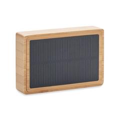 Vue Haut-parleur sans fil solaire - Solae de couleur marron| Krokrodeal