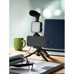 Vue Kit vidéo pour smartphone - Vide de couleur noir| Krokrodeal