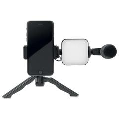 Vue Kit vidéo pour smartphone - Vide de couleur noir| Krokrodeal
