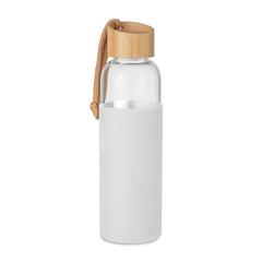 Vue Bouteille en verre 500 ml - Chai de couleur blanc| Krokrodeal