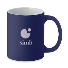 Vue Mug en céramique mate 300 ml - Dublin colour de couleur bleu| Krokrodeal
