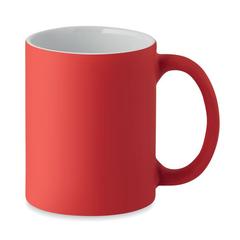 Vue Mug en céramique mate 300 ml - Dublin colour de couleur rouge| Krokrodeal