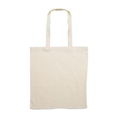 Vue Sac shopping coton biologique - Tura de couleur marron| Krokrodeal