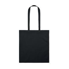 Vue Sac shopping coton biologique - Tura colour de couleur noir| Krokrodeal