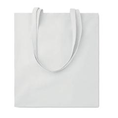 Vue Sac shopping coton biologique - Tura colour de couleur blanc| Krokrodeal