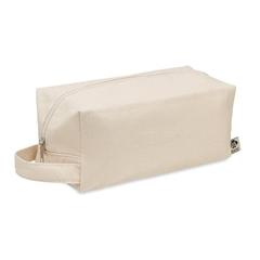 Vue Sac cosmétique en toile 220 gr - Bia de couleur marron| Krokrodeal