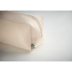 Vue Sac cosmétique en toile 220 gr - Bia de couleur marron| Krokrodeal