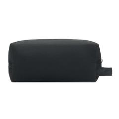 Vue Sac cosmétique en toile 220 gr - Bia de couleur noir| Krokrodeal