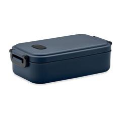 Vue Boîte à lunch en PP recyclé - Indus de couleur bleu| Krokrodeal