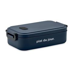 Vue Boîte à lunch en PP recyclé - Indus de couleur bleu| Krokrodeal