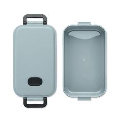 Vue Boîte à lunch en PP recyclé - Indus de couleur gris| Krokrodeal