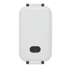 Vue Boîte à lunch en PP recyclé - Indus de couleur blanc| Krokrodeal
