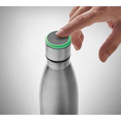 Vue Bouteille à rappel inox 500 ml - Dereo de couleur gris| Krokrodeal