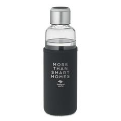 Vue Bouteille à rappel en verre - Inder de couleur noir| Krokrodeal