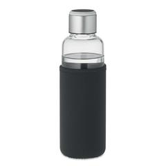 Vue Bouteille à rappel en verre - Inder de couleur noir| Krokrodeal