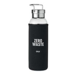 Vue Bouteille en verre 500 ml - Helsinki glass de couleur noir| Krokrodeal