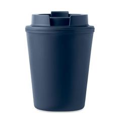Vue Gobelet en PP recyclé 300 ml - Tridus de couleur bleu| Krokrodeal
