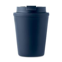 Vue Gobelet en PP recyclé 300 ml - Tridus de couleur bleu| Krokrodeal