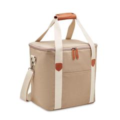 Vue Grand sac isotherme toile 450gr - Kecil large de couleur marron| Krokrodeal