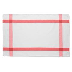 Vue Torchon de cuisine tissu recycl - Kitch de couleur rouge| Krokrodeal