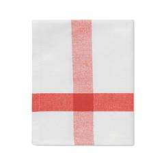 Vue Torchon de cuisine tissu recycl - Kitch de couleur rouge| Krokrodeal