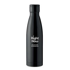 Vue Bouteille thermomètre 500ml - Belo lux de couleur noir| Krokrodeal
