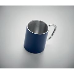 Vue Tasse en métal double paroi - Trumba de couleur bleu| Krokrodeal