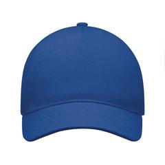 Vue Casquette à 5 pans - Singa de couleur bleu| Krokrodeal