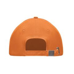 Vue Casquette à 5 pans - Singa de couleur orange| Krokrodeal