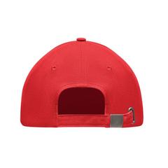 Vue Casquette à 5 pans - Singa de couleur rouge| Krokrodeal