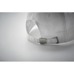Vue Casquette à 5 pans - Singa de couleur blanc| Krokrodeal