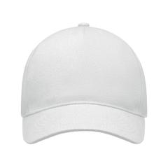 Vue Casquette à 5 pans - Singa de couleur blanc| Krokrodeal