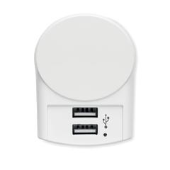 Vue Chargeur Euro USB Skross (2xA) - Euro usb charger 2xa de couleur blanc| Krokrodeal