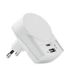 Vue Chargeur Skross Euro USB (AC) - Euro usb charger a/c de couleur blanc| Krokrodeal