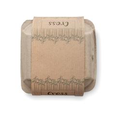 Vue Kit de culture de cresson - Cress de couleur marron| Krokrodeal