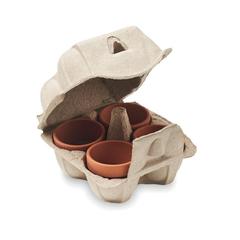 Vue Kit de culture de cresson - Cress de couleur marron| Krokrodeal