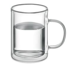 Vue Mug sublimation double paroi - Sublimgloss+ de couleur blanc| Krokrodeal