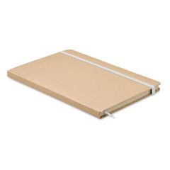 Vue Carnet A5 en carton recyclé - Everwrite de couleur blanc| Krokrodeal