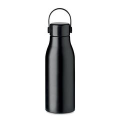 Vue Bouteille en aluminium 650ml - Naidon de couleur noir| Krokrodeal