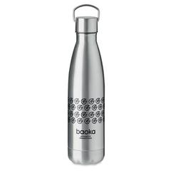 Vue Bouteille double paroi 500ml - Arctic de couleur gris| Krokrodeal
